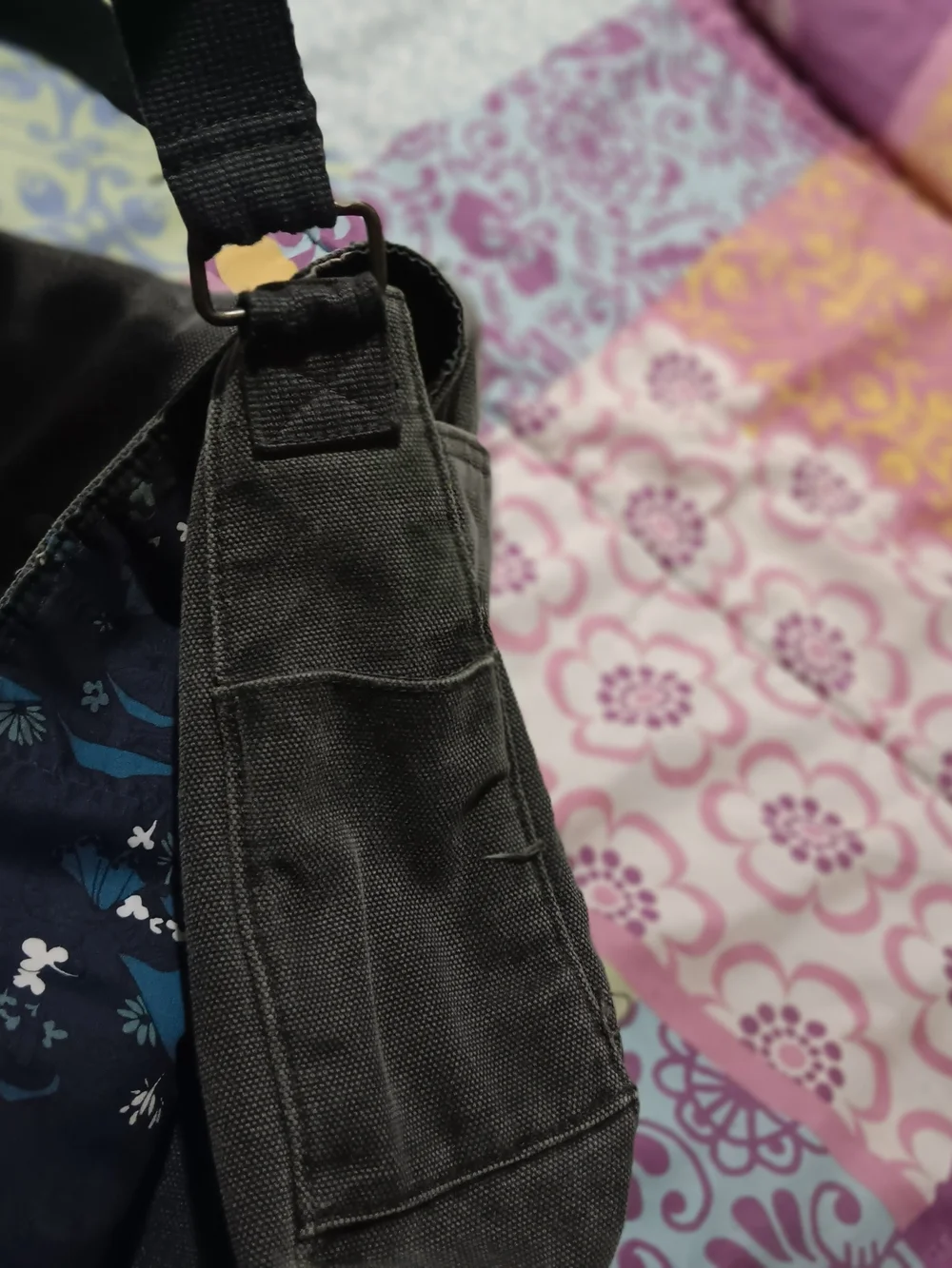 Old Navy 🎂 Studded Dark Demin Messenger Bag